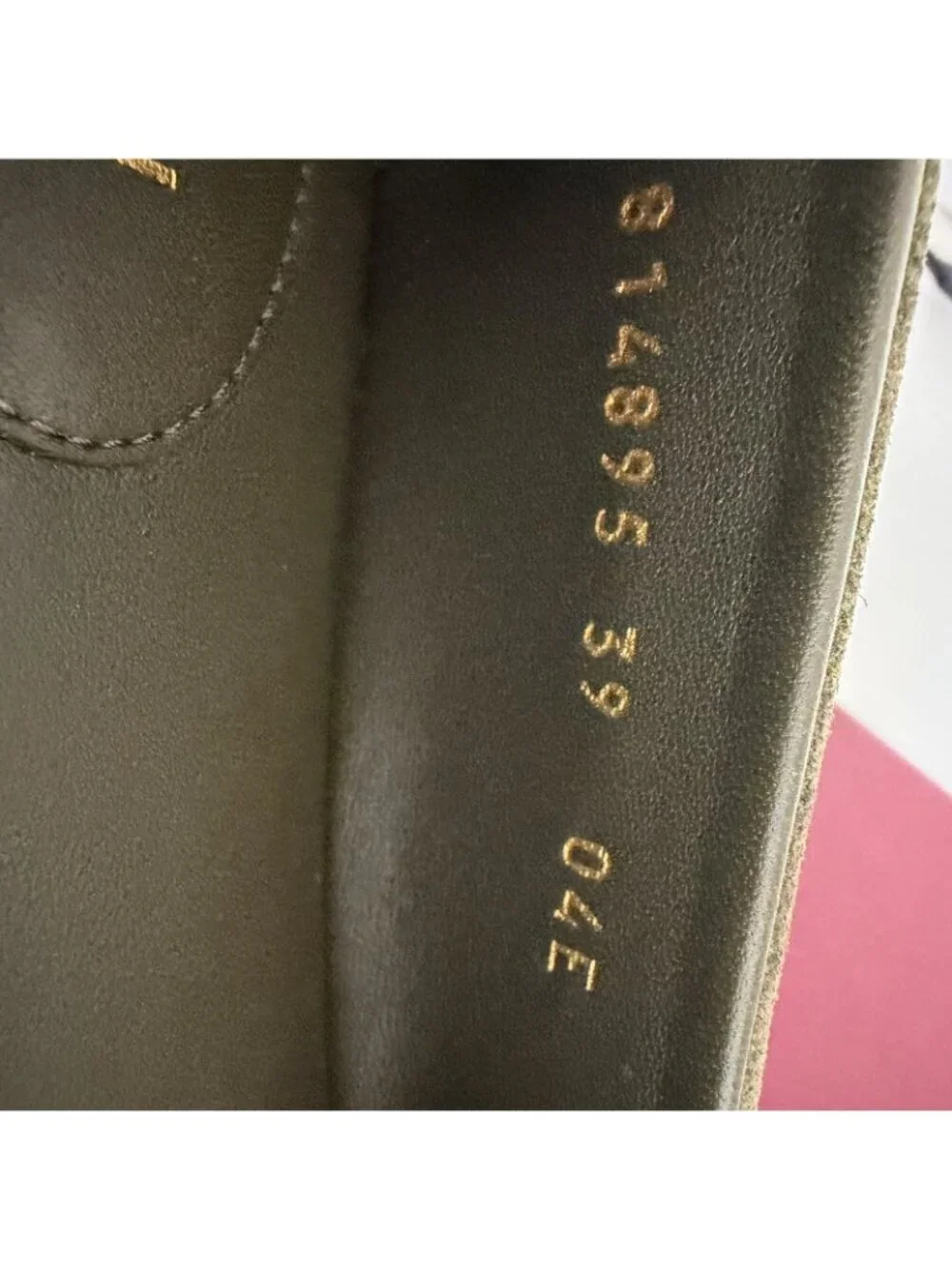 NEW GUCCI Women's GG Suede Kensington Horsebit Loafers EU 39 / US 9 Ballet Flats - Picture 4 of 10